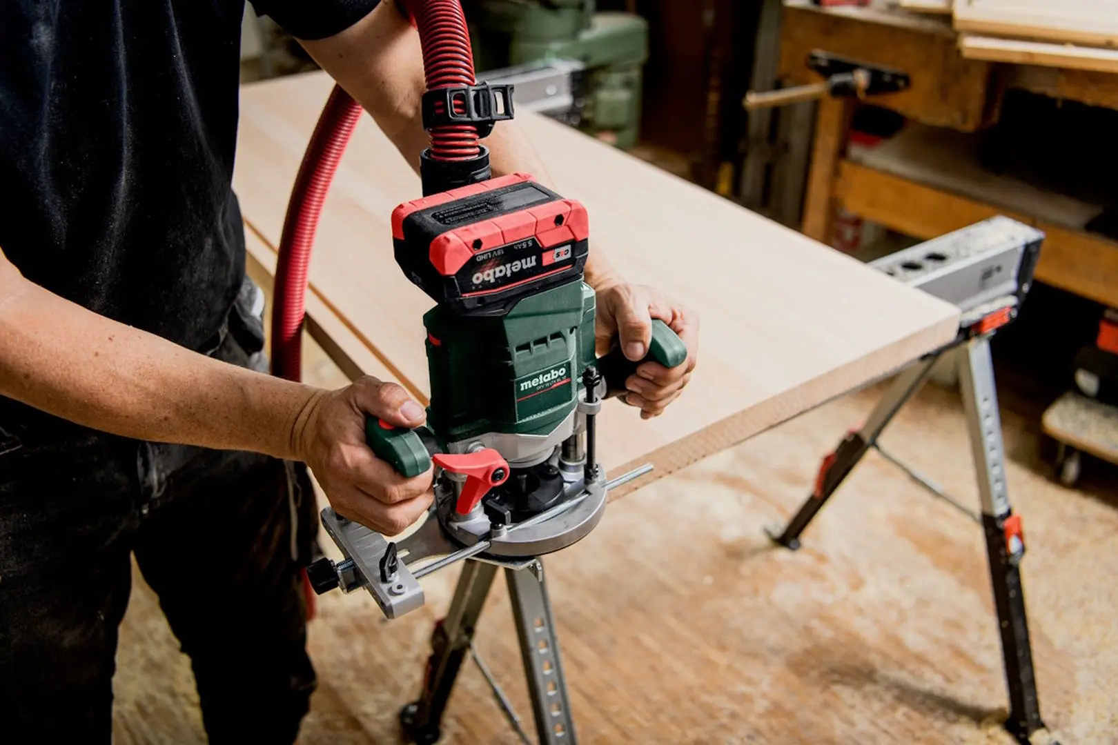 Masina de frezat cu acumulator Metabo OFV 18 LTX BL 12