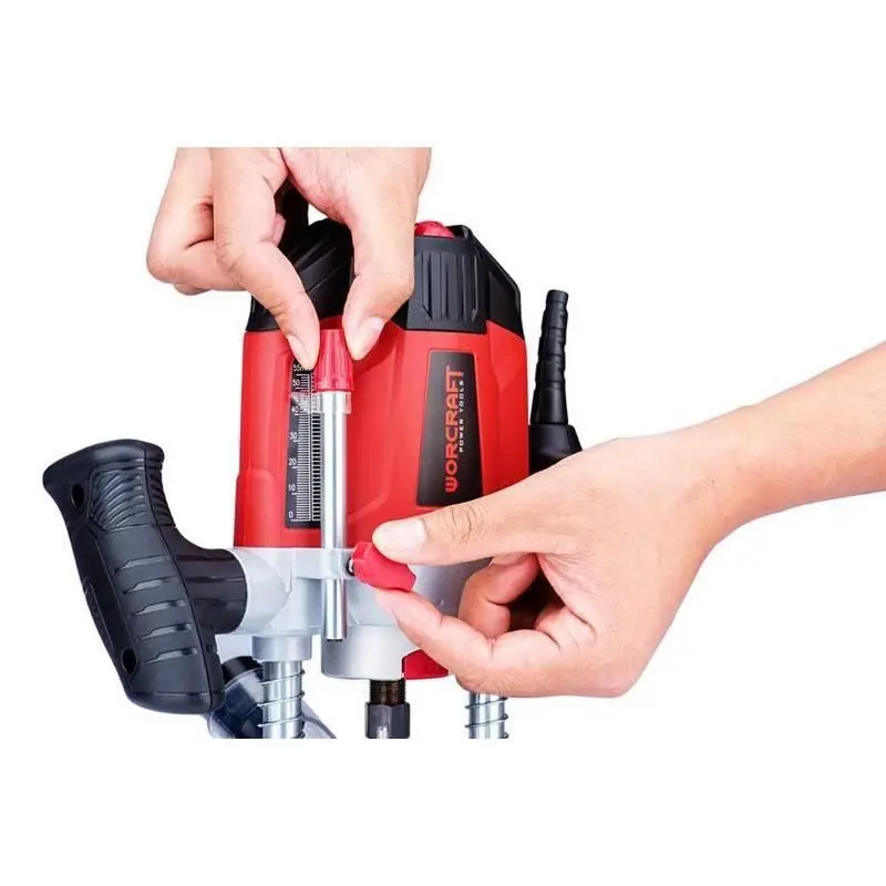 Freza electrica pentru lemn Worcraft 114345 (Black/Red)