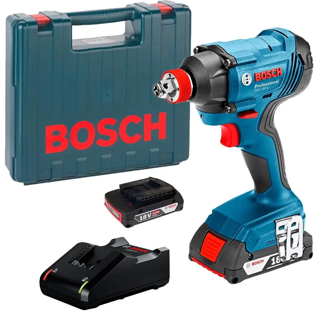 Masina de insurubat cu impact si acumulator Bosch GDX 180-LI 06019G5220 - 2