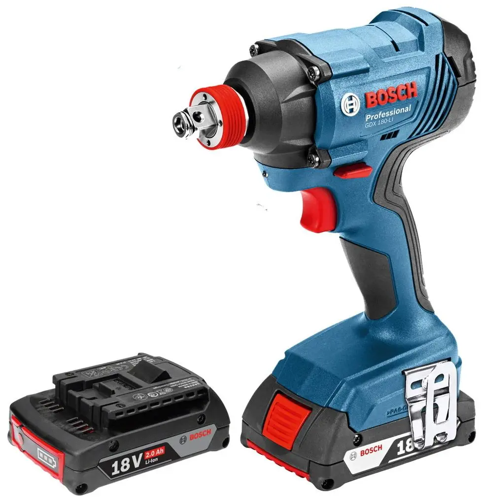 Аккумуляторный ударный гайковерт Bosch GDX 180-LI + GBA 18V 2.0Ah *2