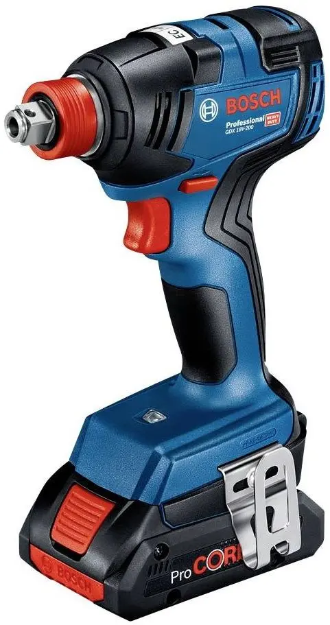 Аккумуляторный ударный гайковерт Bosch GDX 18V-200 Professional