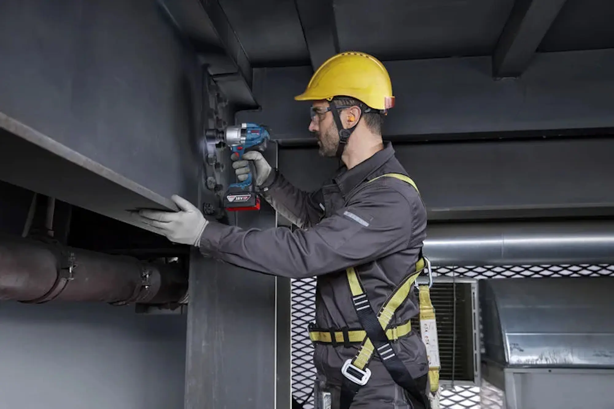 Masina de insurubat cu acumulator Bosch GDS 18V-780 Solo (06019P4000)