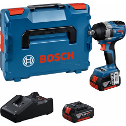 Masina de insurubat cu acumulator Bosch Professional GDS 18V-750 C + GBA 18V 5Ahx2 +  GAL 1880 + L-Boxx (06019L9003)
