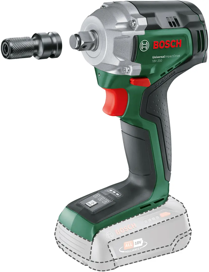 Гайковерт аккумуляторный Bosch UniversalImpactDrive 18V-350 (0603980304)