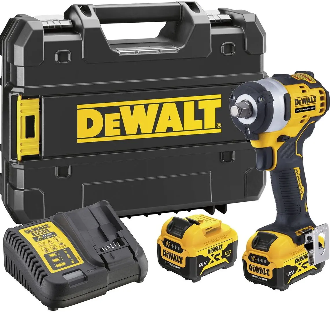 Аккумуляторный ударный гайковерт Dewalt DCF901P2-QW - 2