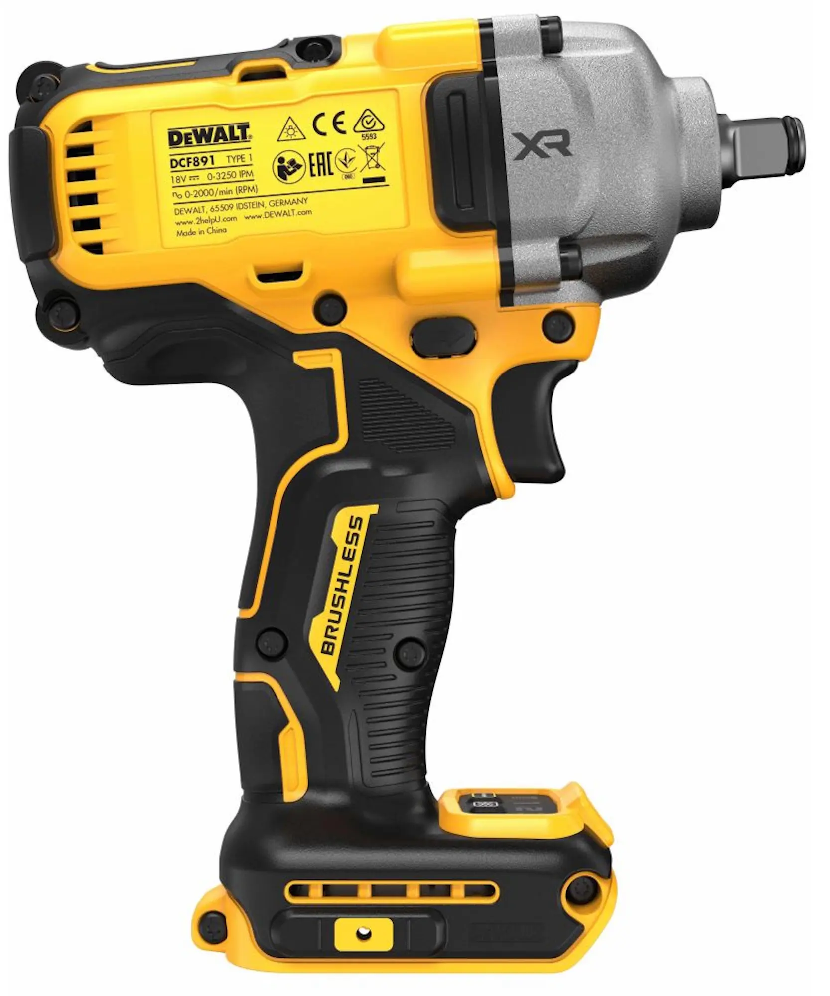 Гайковерт аккумуляторный Dewalt DCF891P2G XR BL
