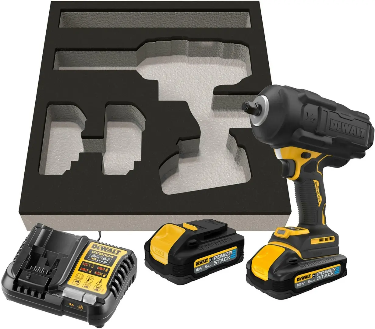 Masina de insurubat cu acumulator Dewalt Powerstack DCF961H2G