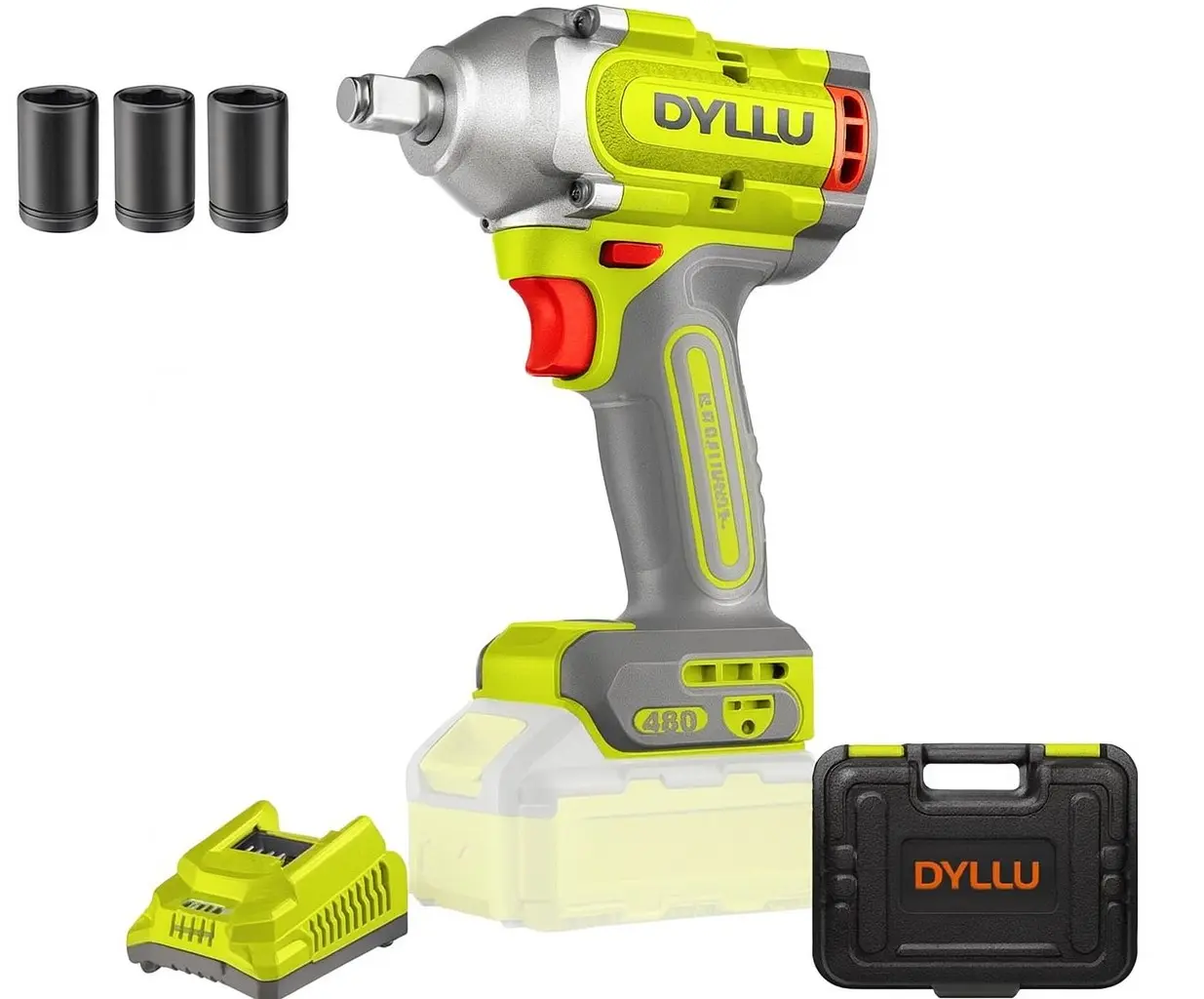 Аккумуляторный ударный гайковерт Dyllu DTCD1B483