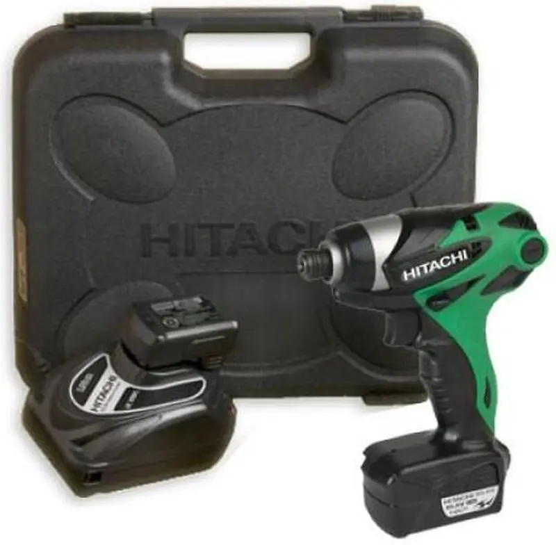 Аккумуляторный ударный шуруповерт Hitachi WH10DL-TL Set