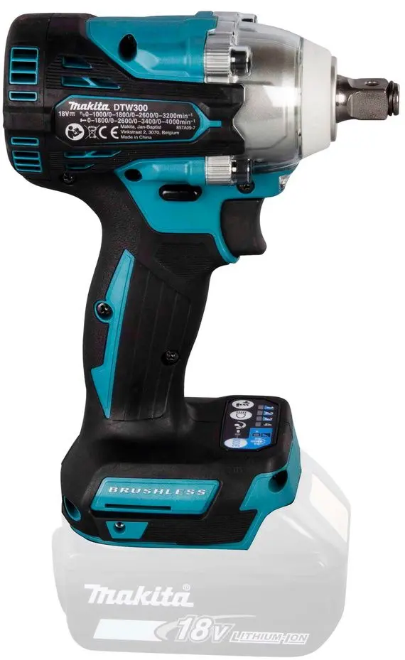 Аккумуляторный ударный гайковерт Makita DTW300Z - 6