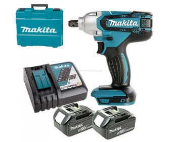 Masina de insurubat cu acumulator Makita DTW190RTE + 2xBL1850 + DC18RC