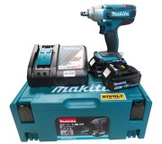 Masina de insurubat cu acumulator Makita DTW190RTJX + 2xBL1850 + DC18RC