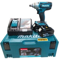 Masina de insurubat cu acumulator Makita DTW190RTJX + 2xBL1850 + DC18RC