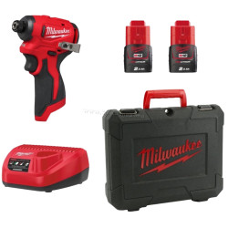 Masina de insurubat cu acumulator Milwaukee M12BLIDRC-202C (4933499690)