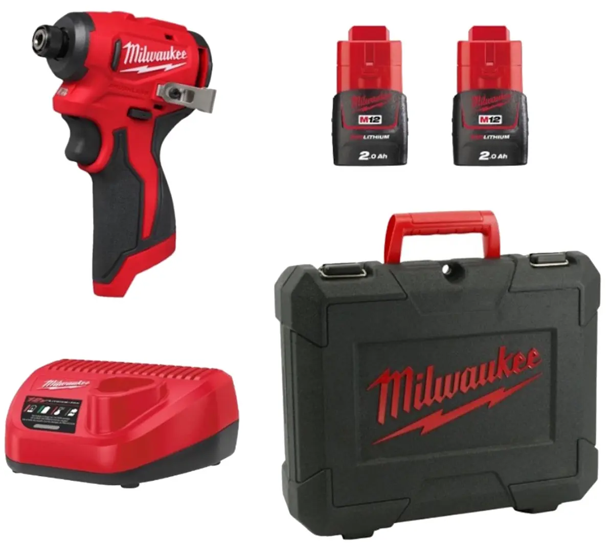 Masina de insurubat cu acumulator Milwaukee M12BLIDRC-202C (4933499690)