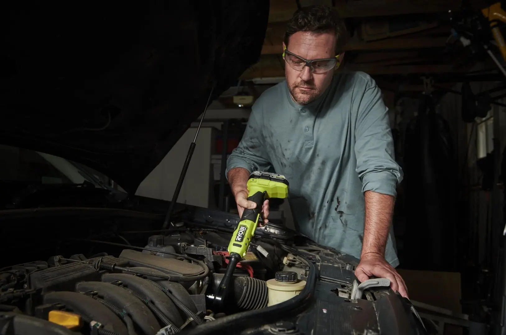 Cheie clichet cu acumulator Ryobi One+ RRW1838X-0