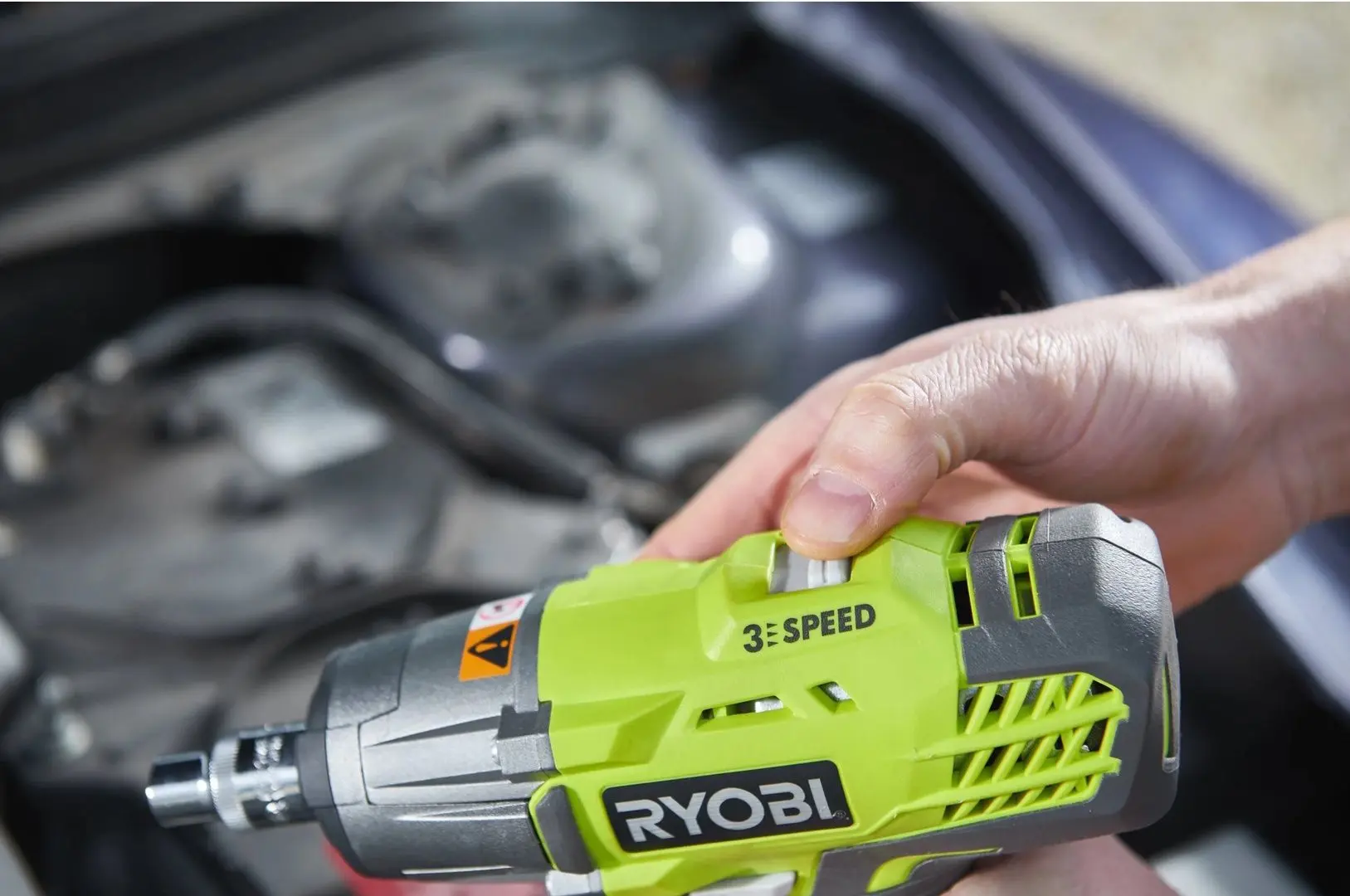 Гайковерт аккумуляторный Ryobi R18IW3-0 - 2