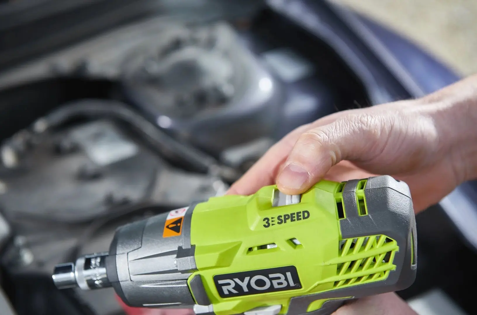 Гайковерт аккумуляторный Ryobi R18IW3-0 - 4