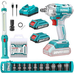 Masina de insurubat cu impact si acumulator Total TOSLI231004 Set