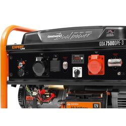 Бензиновый генератор Daewoo GDA 7500DPE-3 Thumb