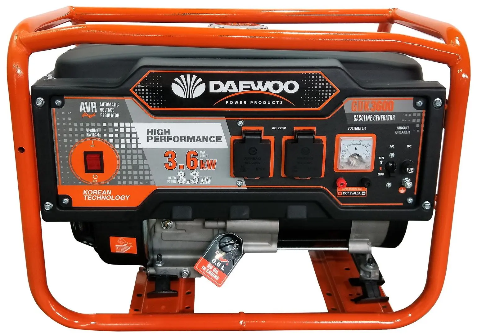 Бензиновый генератор Daewoo GDK3600