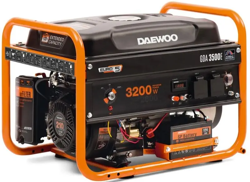 Бензиновый генератор Daewoo GDK5000E