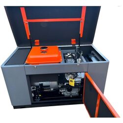 Дизельный генератор Kraft&Dele KD197 (Orange/Grey) Thumb