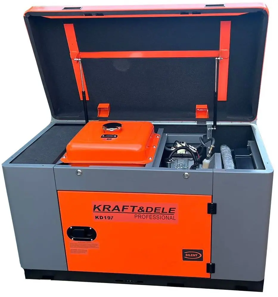 Дизельный генератор Kraft&Dele KD197 (Orange/Grey)