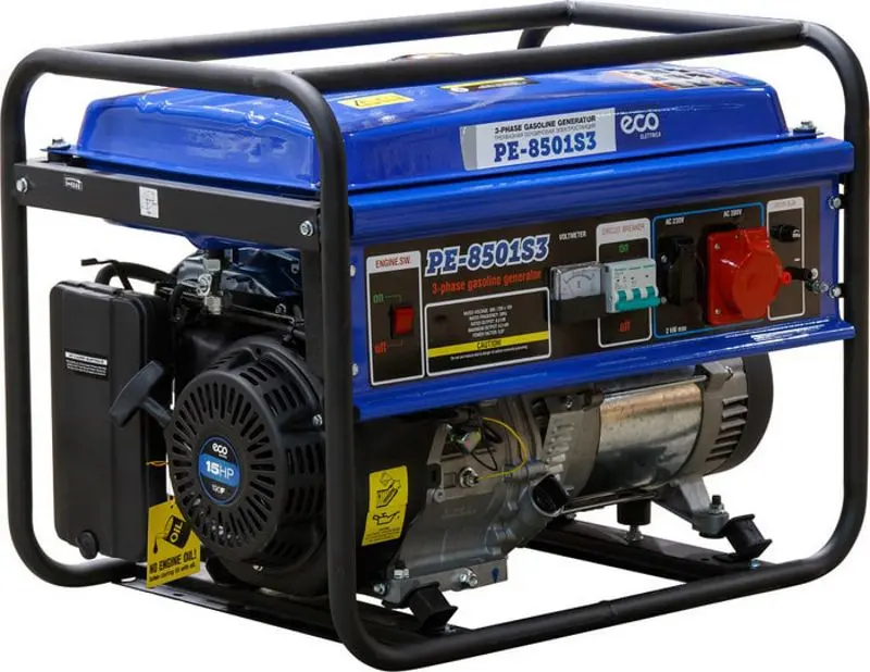 Бензиновый генератор Eco Electrica PE-8501S3