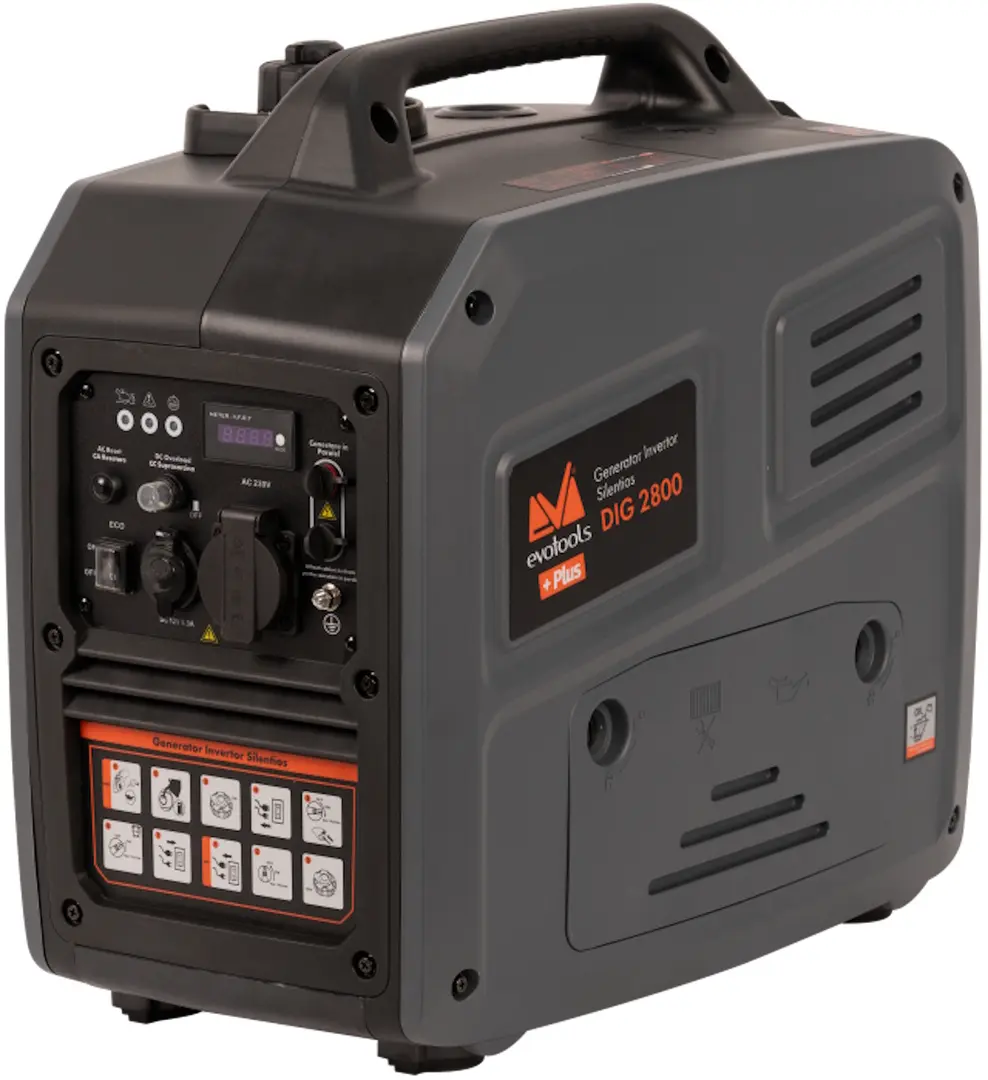 Бензиновый генератор EvoTools +Plus DIG2800 (Black)