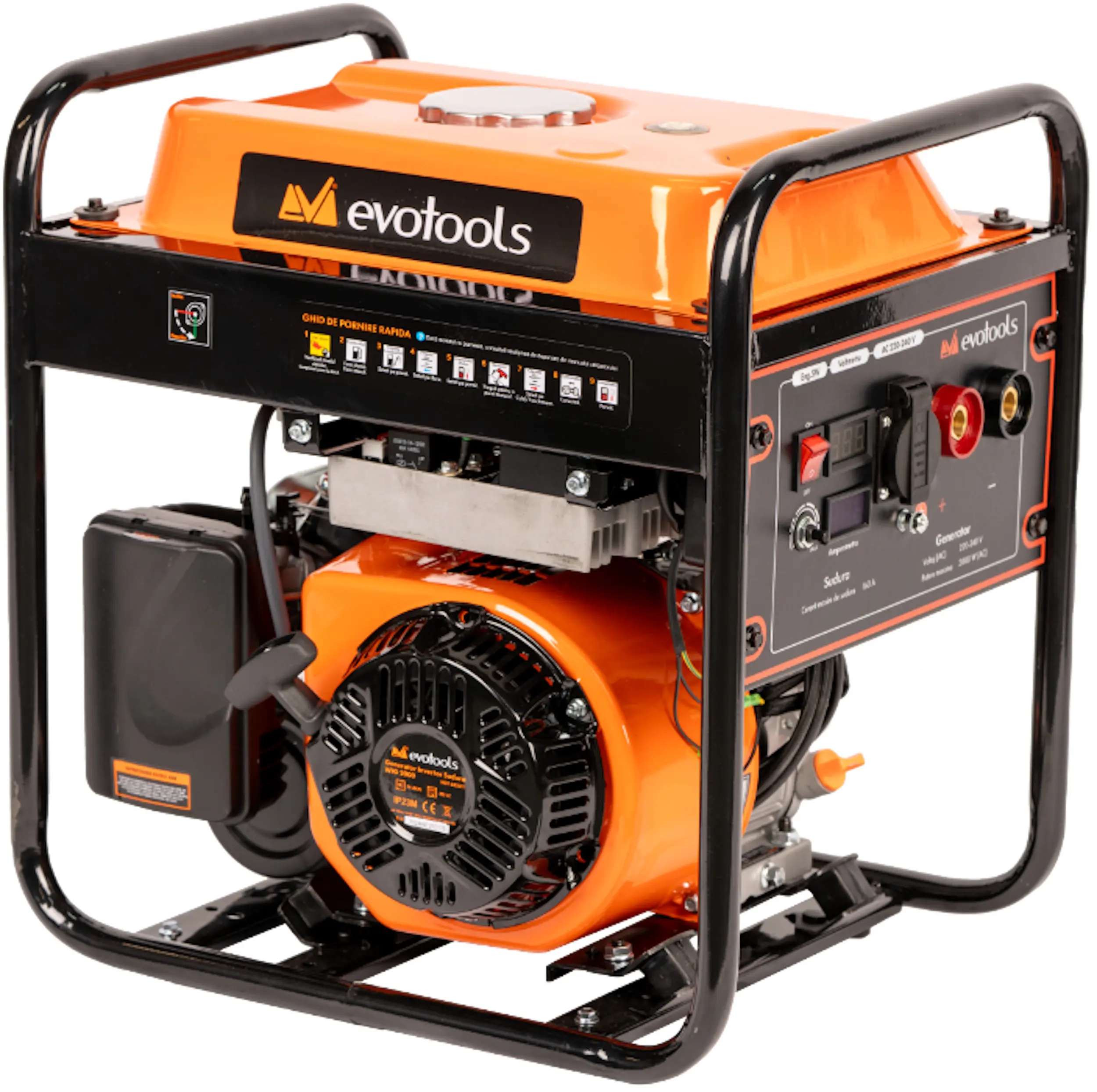Generator pe benzina EvoTools WIG2000 (Black/Orange) - 2