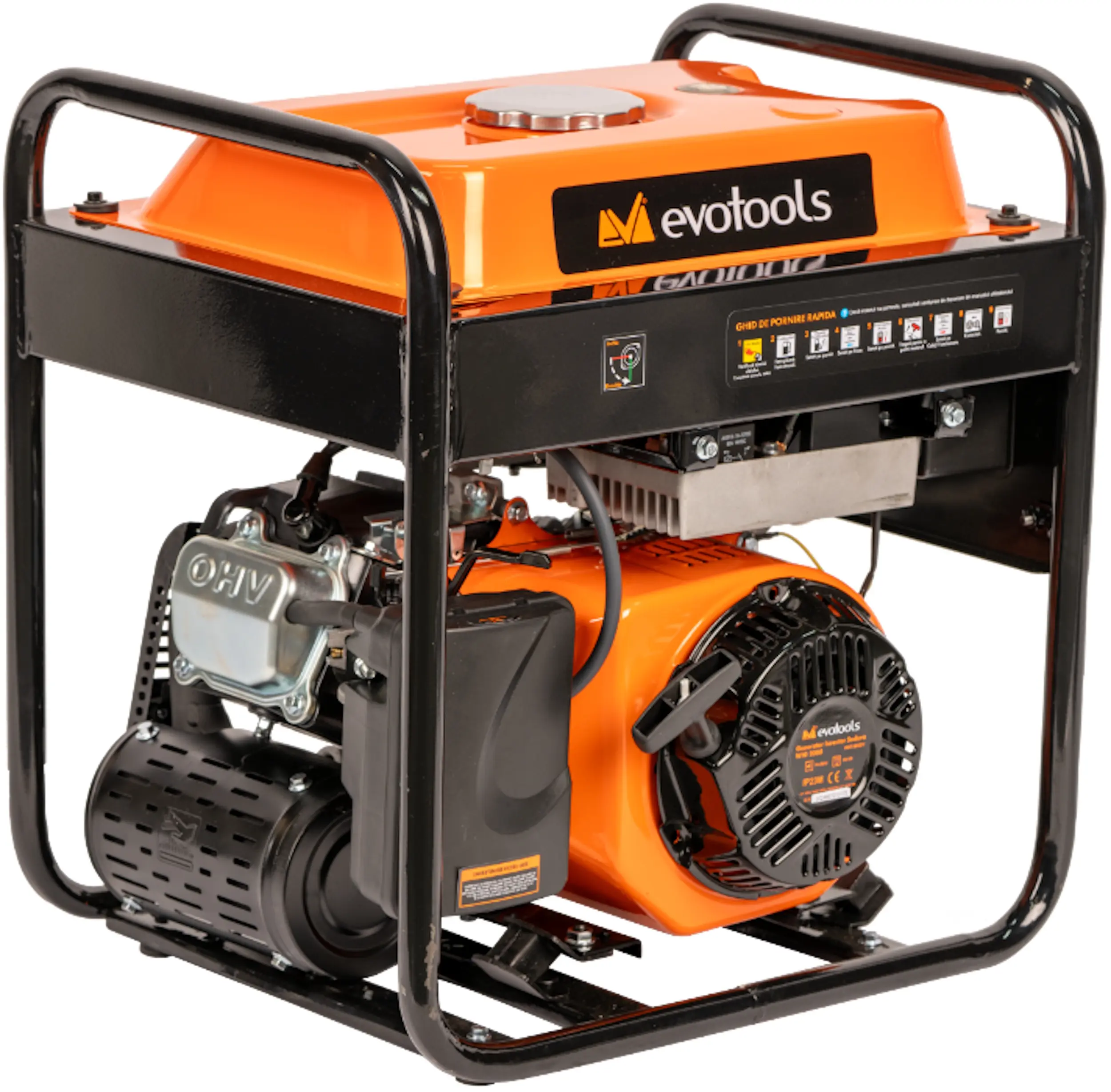Generator pe benzina EvoTools WIG2000 (Black/Orange) - 3