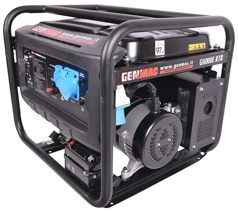 Generator pe benzina + ATS Genmac G6000E