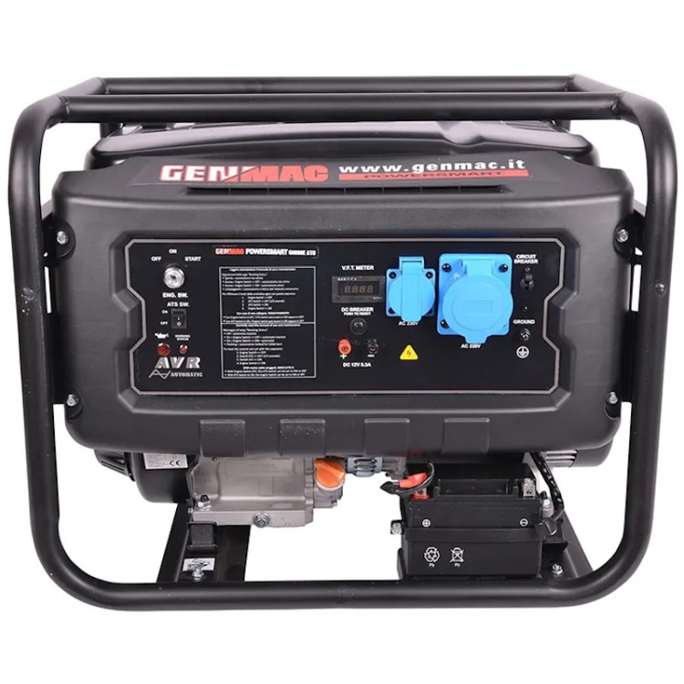 Generator pe benzina + ATS Genmac G6000E