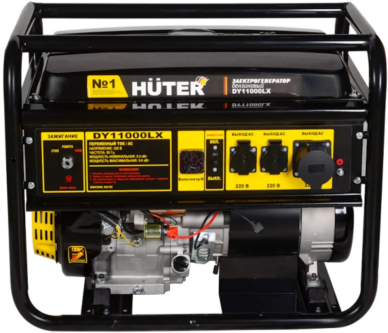 Бензогенератор Huter DY11000LX