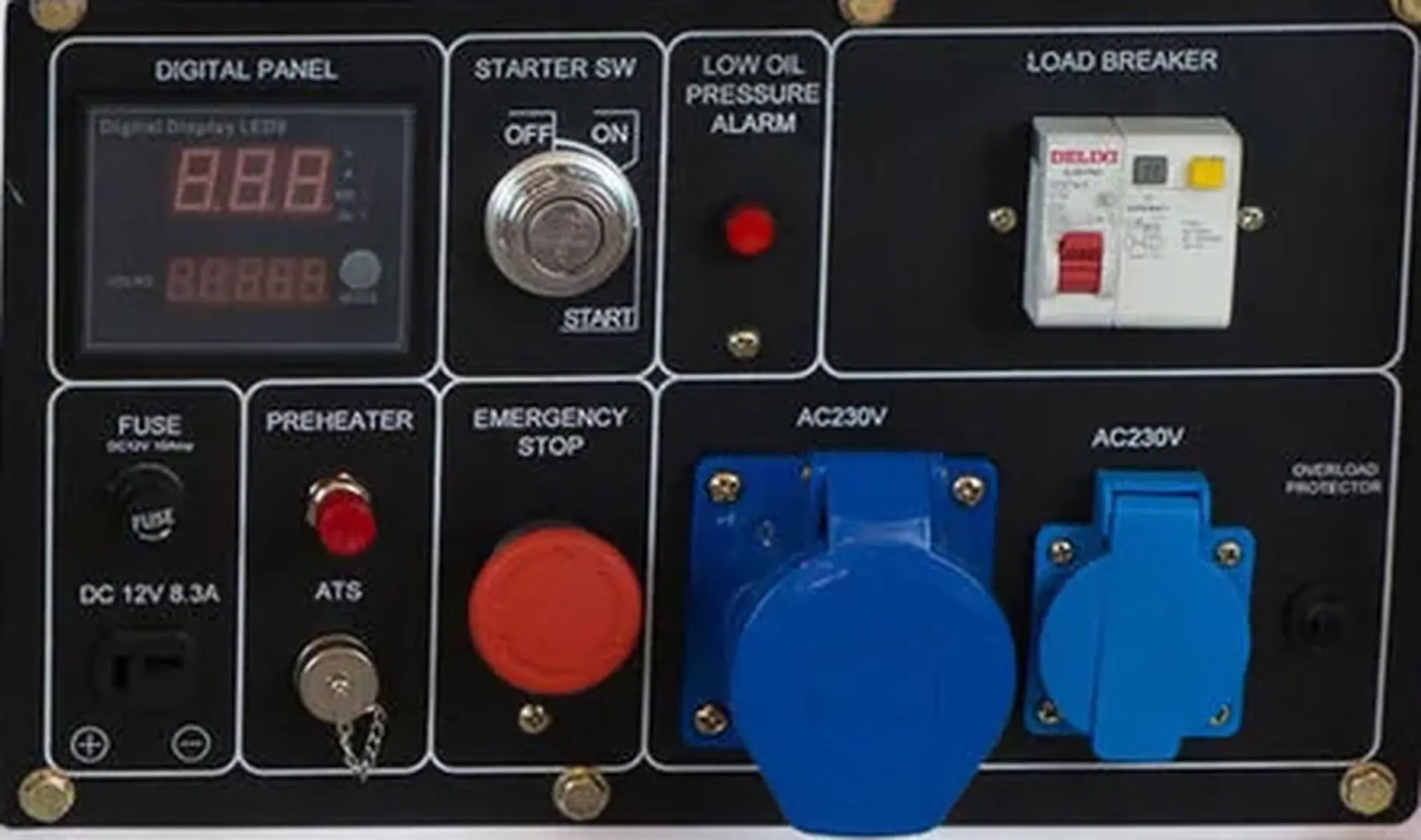 Generator pe diesel Hyundai DHY6001SE (Black)