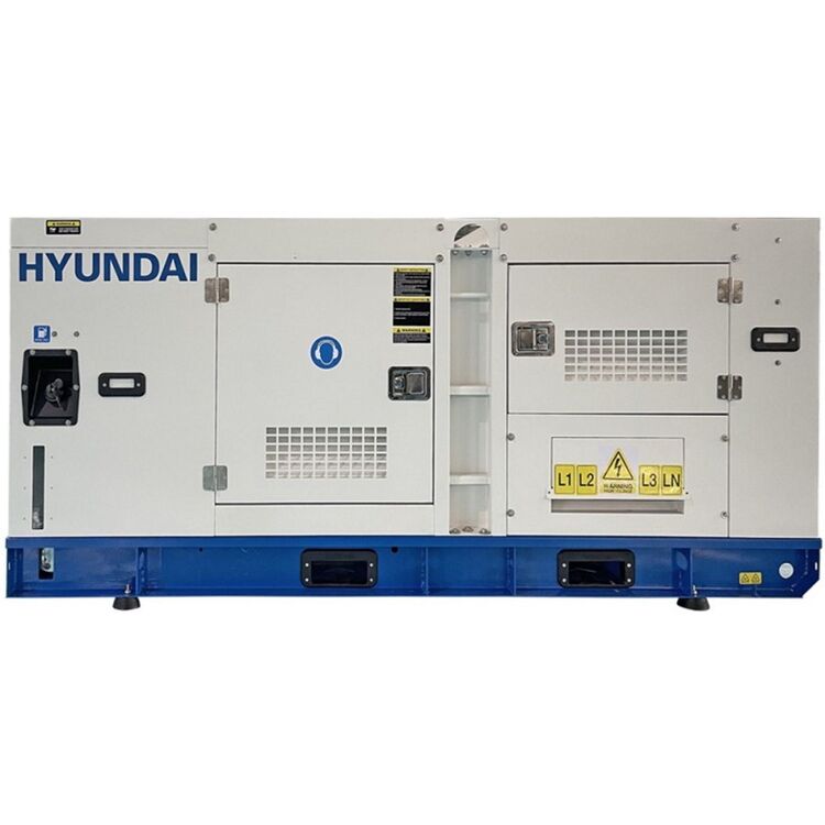 Генератор + ATS Hyundai DHY80L дизель + ATS 64 кВт 380/220 В , DHY80L