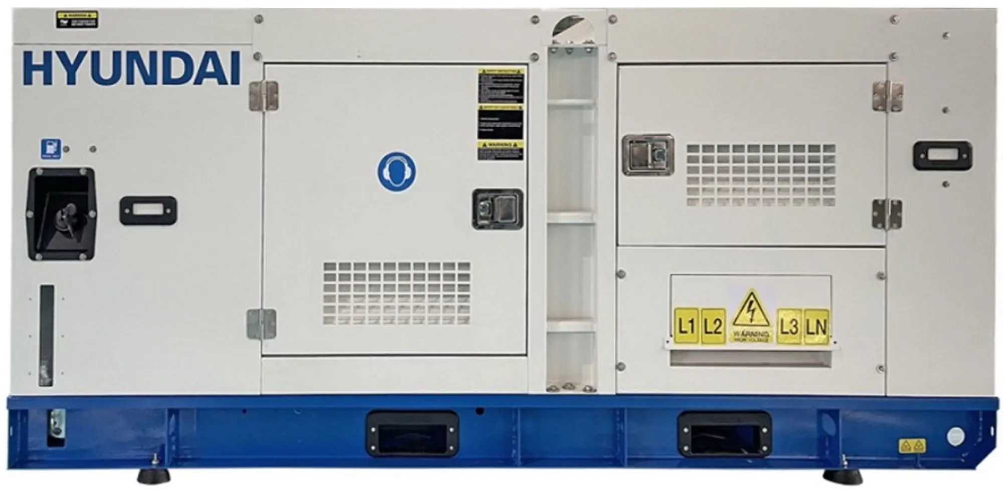 Дизельный генератор Hyundai DHY80L (Grey/Blue)