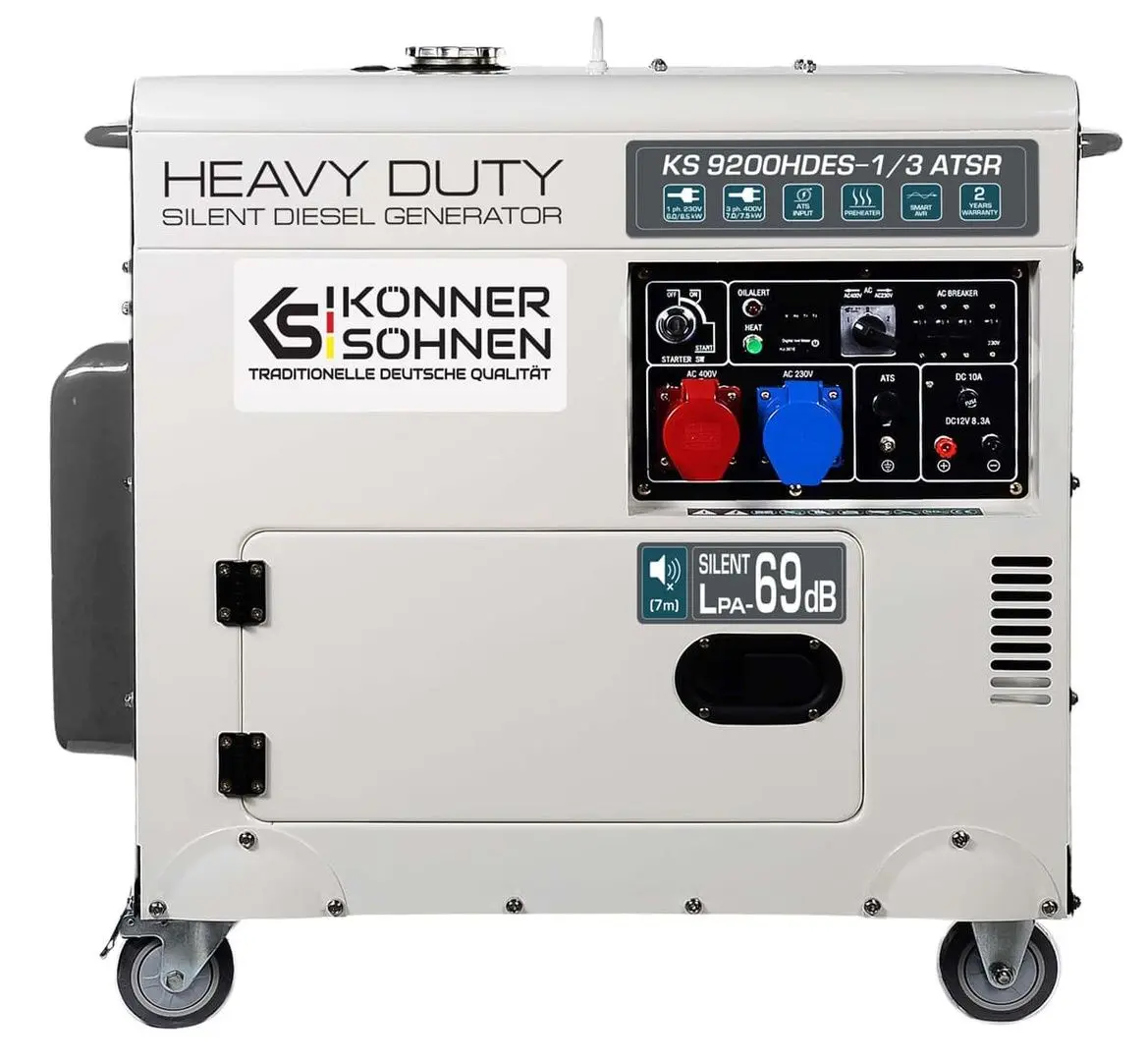 Дизельный генератор Konner&Sohnen KS 9200HDES-1/3 ATSR