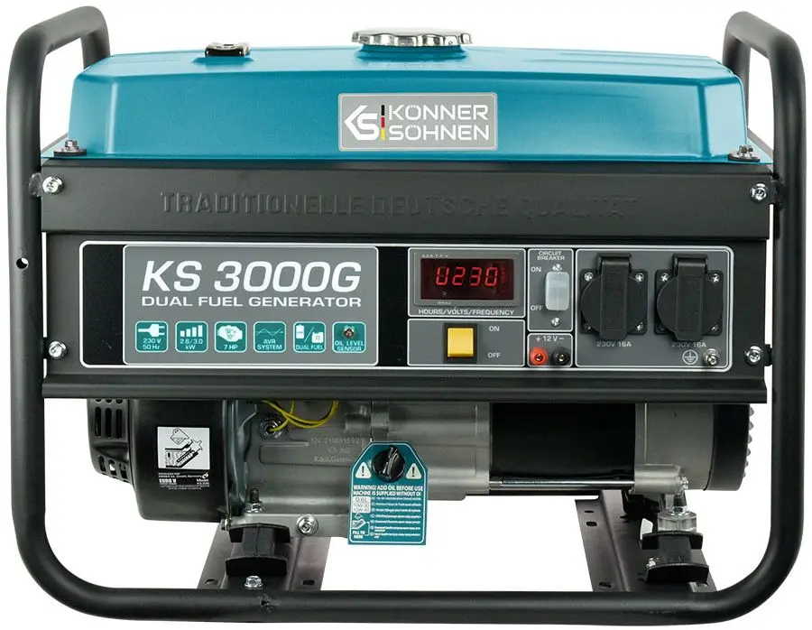 Газобензиновый генератор Konner & Sohnen KS-3000-G