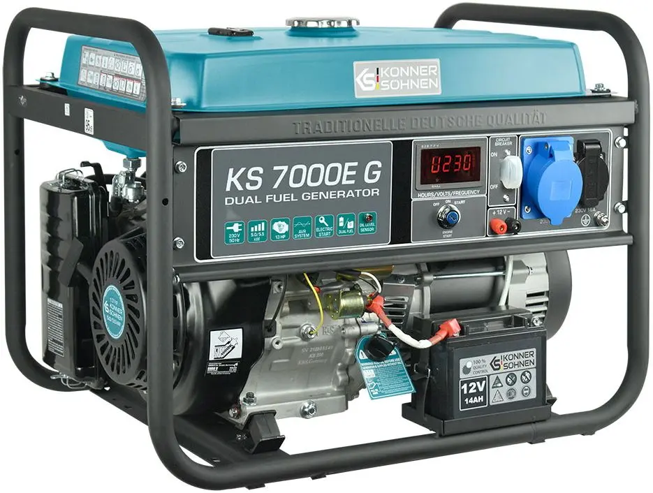 Generator pe benzina si gaz Konner & Sohnen KS 7000E G