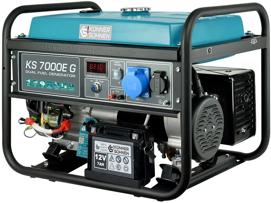 Generator pe benzina si gaz Konner & Sohnen KS 7000E G