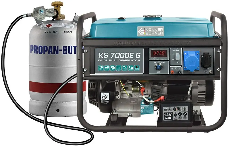 Generator pe benzina si gaz Konner & Sohnen KS 7000E G