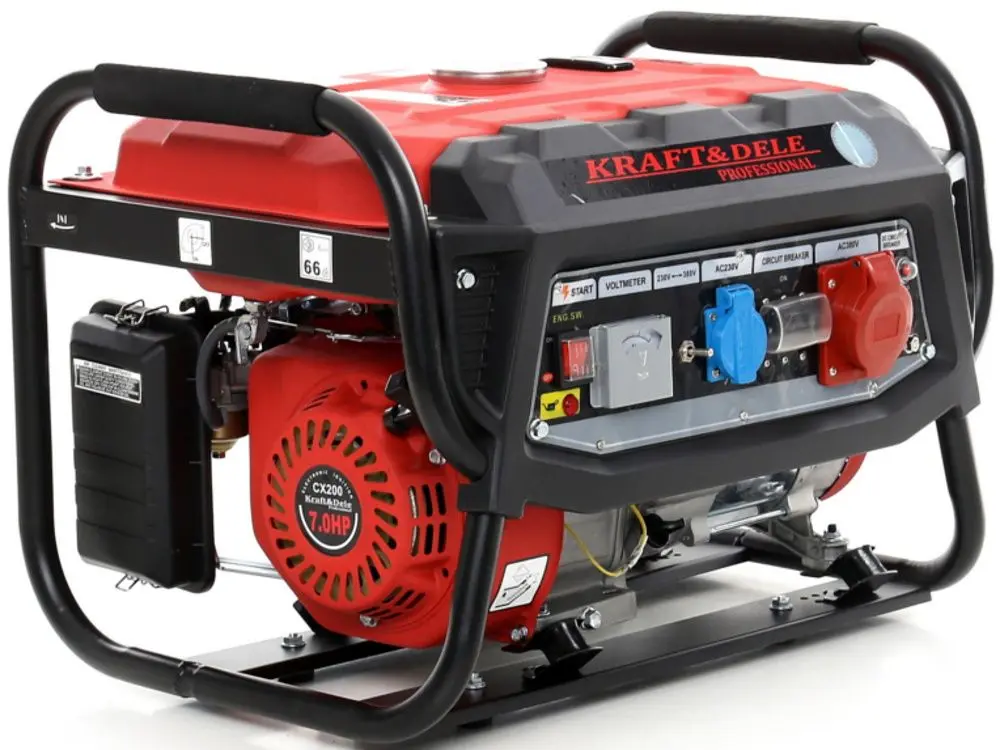 Бензиновый генератор Kraft&Dele Professional KD137 (Red/Black)
