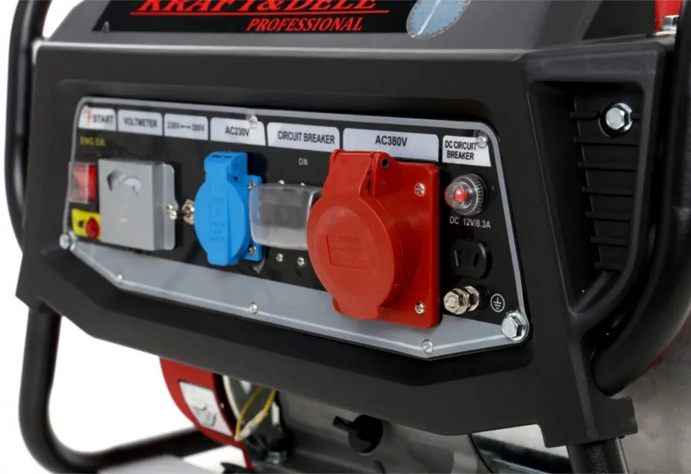 Бензиновый генератор Kraft&Dele Professional KD137 (Red/Black)