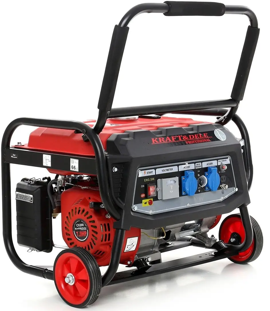 Бензиновый генератор Kraft&Dele Professional KD138 (Red/Black)