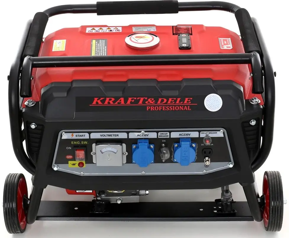 Бензиновый генератор Kraft&Dele Professional KD138 (Red/Black)