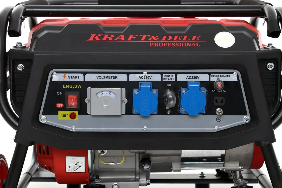 Бензиновый генератор Kraft&Dele Professional KD138 (Red/Black)