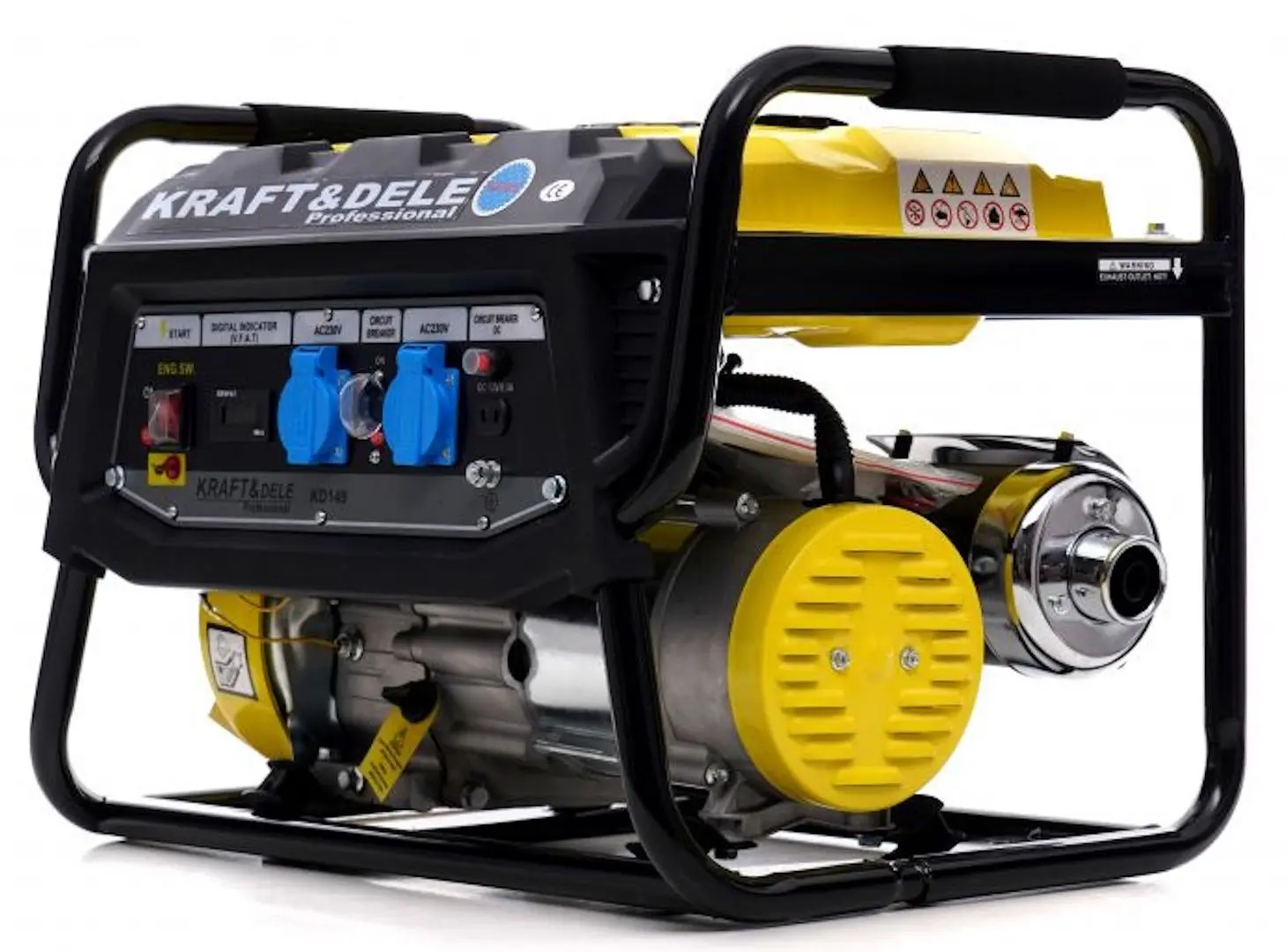 Generator pe benzina Kraft&Dele Professional KD149 (Black/Yellow)