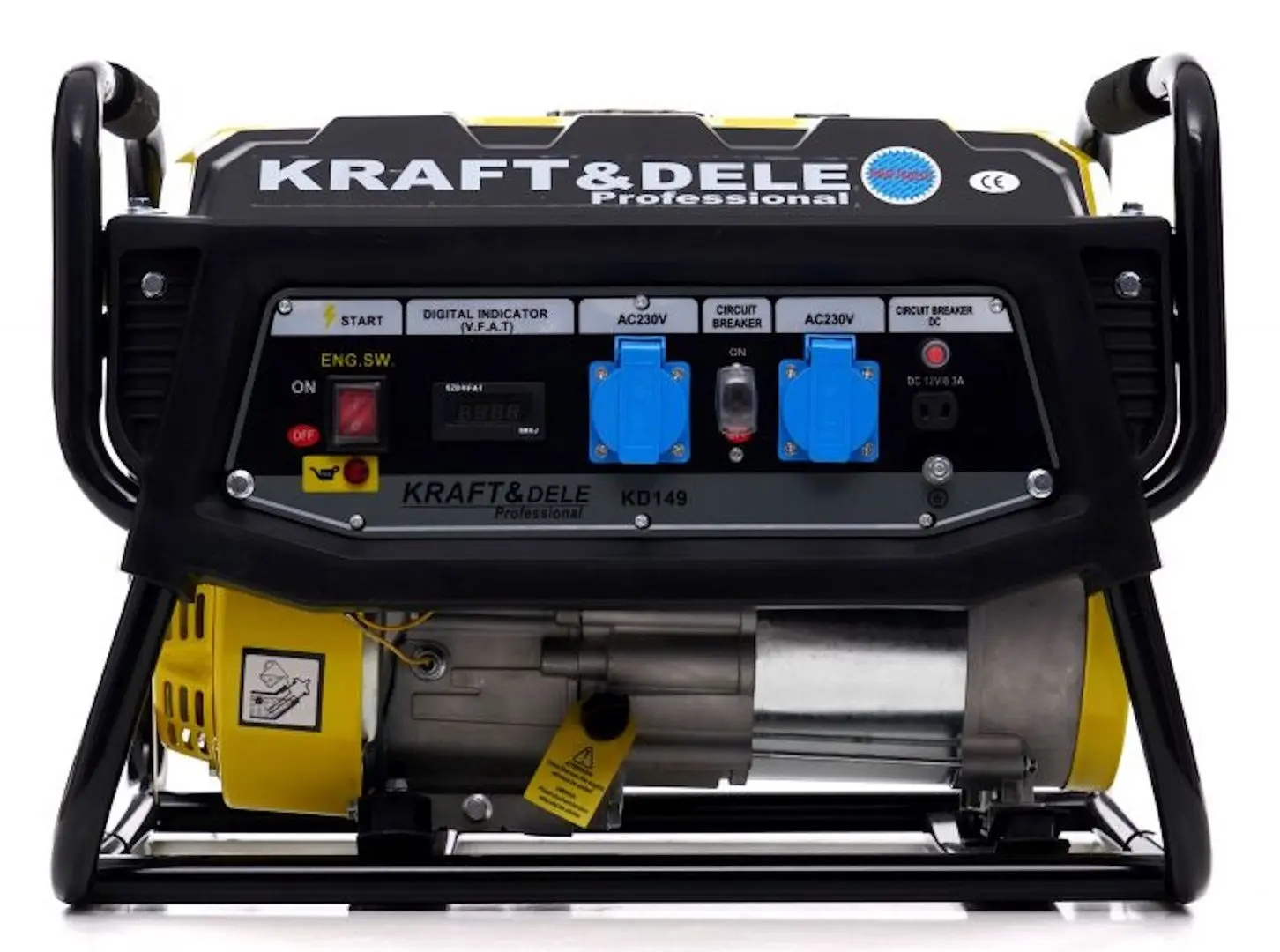 Generator pe benzina Kraft&Dele Professional KD149 (Black/Yellow)